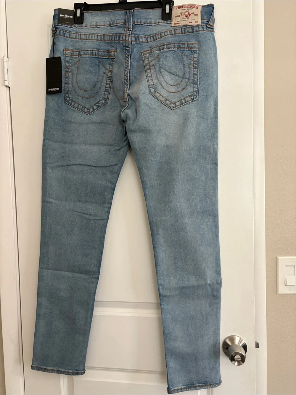 True Religion Slim Straight Light Blue Men's Jeans